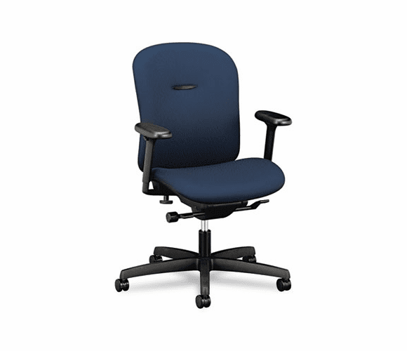 HONMA106NT90 Mirus Series Low-Back Synchro-Tilt Chair, Mariner Fabric Upholstery By HON COMPANY