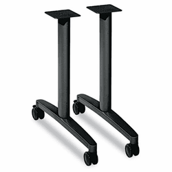 HONMTLEG24CS Huddle Table T-Leg Base 24" and 30" Deep Tops, 39-1/4w x 23-7/8d x 28h, Charcoal By HON COMPANY