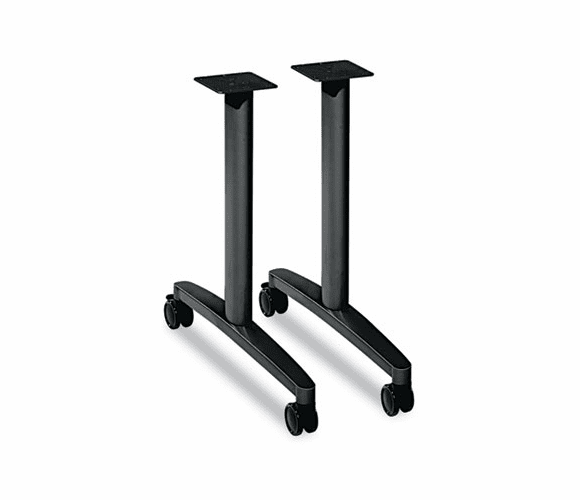 HONMTLEG24CS Huddle Table T-Leg Base 24" and 30" Deep Tops, 39-1/4w x 23-7/8d x 28h, Charcoal By HON COMPANY