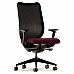 HONN103NT69 Nucleus Series Work Chair, Black ilira-stretch M4 Back, Wine Seat By HON COMPANY