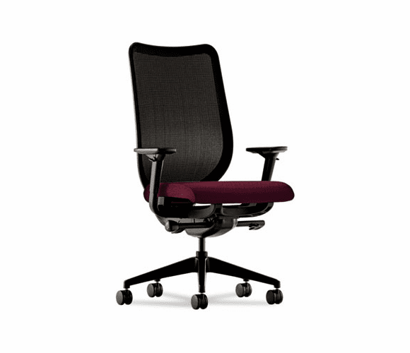 HONN103NT69 Nucleus Series Work Chair, Black ilira-stretch M4 Back, Wine Seat By HON COMPANY