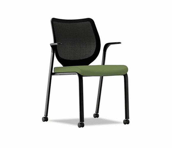 HONN606NR74 Nucleus Multipurpose Chair, Black ilira-stretch M4 Back, Clover Seat, Black By HON COMPANY