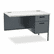 HONP3235RG2S Metro Classic Workstation Return, Right, 42w x 24d, Gray Patterned/Charcoal By HON COMPANY
