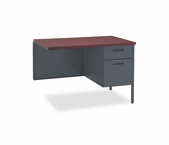 HONP3235RNS Metro Classic Series Workstation Return, Right, 42w x 24d, Mahogany/Charcoal By HON COMPANY
