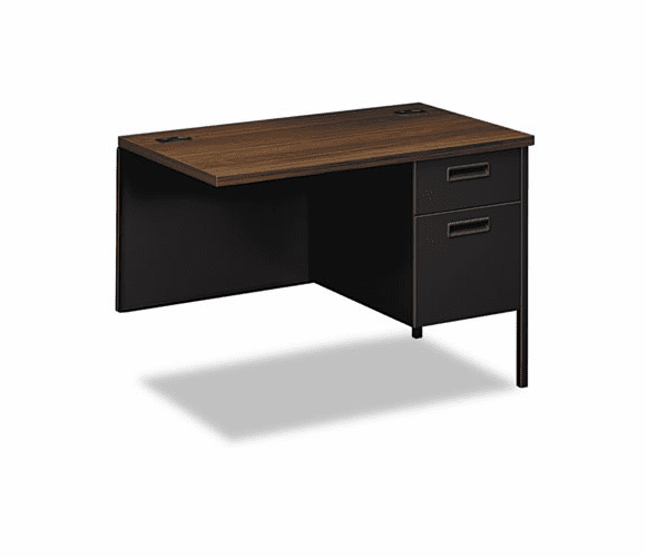 HONP3235RZP Metro Classic Workstation Return, Right, 42w x 24d, Columbian Walnut/Black By HON COMPANY