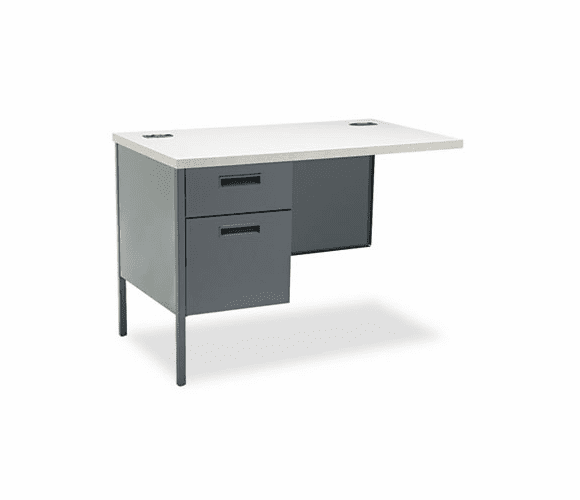 HONP3236LG2S Metro Classic Workstation Return, Left, 42w x 24d, Gray Patterned/Charcoal By HON COMPANY