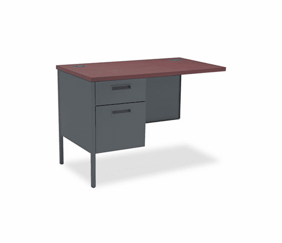 HONP3236LNS Metro Classic Series Workstation Return, Left, 42w x 24d, Mahogany/Charcoal By HON COMPANY