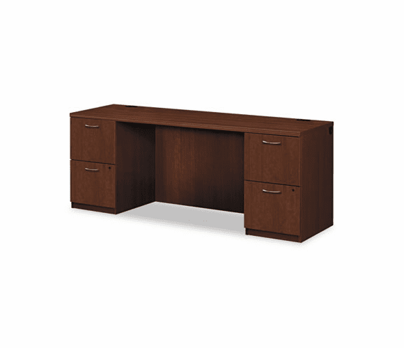 HONPC210DVJFF Park Avenue Laminate Kneespace Credenza, 72w x 24d x 29h, Shaker Cherry By HON COMPANY