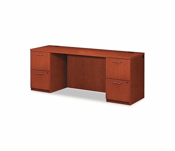 HONPC210DVJJJ Park Avenue Laminate Kneespace Credenza, 72w x 24d x 29h, Henna Cherry By HON COMPANY