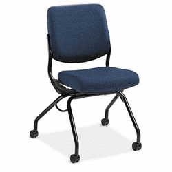 HONPN1AUUBW90T Perpetual Mobile Nesting Chair, Navy Upholstery By HON COMPANY