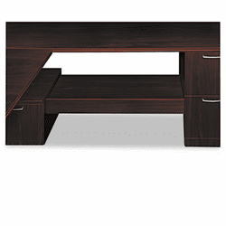 HONPSHELF1N Attune Under Credenza Storage With Drawer/Shelf, 54w x 15-13/16d x 16h, Mahogany By HON COMPANY