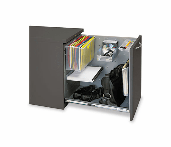 HONS28821RALS Flagship Mobile Right Pedestal File, W/Tub, 15w x 22 7/8d x 28h, Charcoal By HON COMPANY