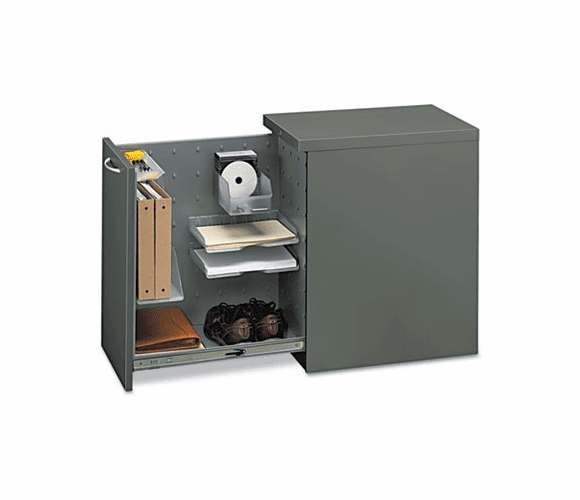 HONS28822LALS Flagship Mobile Lft Pedestl File, Binder Storage, 15w x 22 7/8d x 28h, Charcoal By HON COMPANY