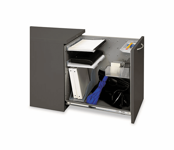 HONS28822RALS Flagship Mobile Rt Pedestal File, Binder Storage, 15w x 22 7/8d x 28h, Charcoal By HON COMPANY