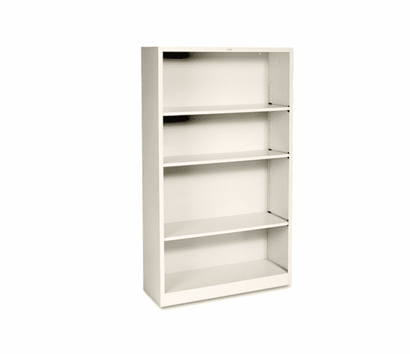 HONS60ABCL Metal Bookcase, 4 Shelves, 34-1/2w x 12-5/8d x 59h, Putty By HON COMPANY