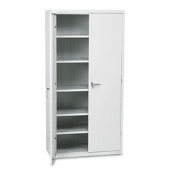 HONSC1872Q Assembled Storage Cabinet, 36w x 18-1/4d x 71-3/4h, Light Gray By HON COMPANY