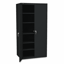 HONSC2472P Assembled Storage Cabinet, 36w x 24 1/4d x 71 3/4h, Black By HON COMPANY