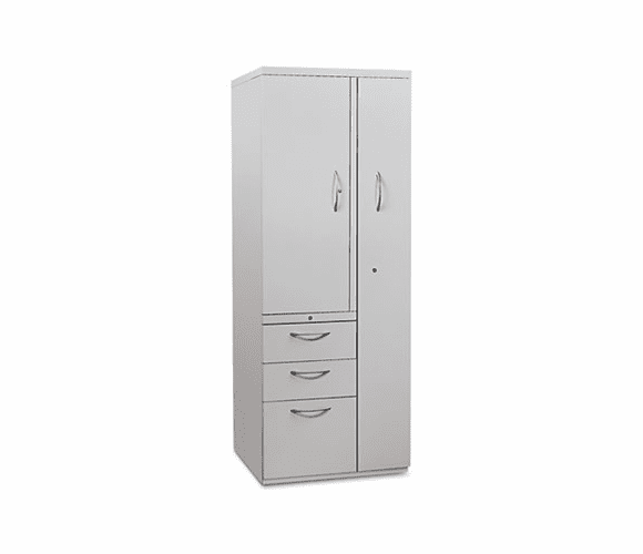 HONST24723LAQ Flagship Personal Storage Tower, 24w x 24d x 64-1/4h, Light Gray By HON COMPANY
