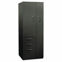 HONST24723LAS Flagship Personal Storage Tower, 24w x 24d x 64-1/4h, Charcoal By HON COMPANY