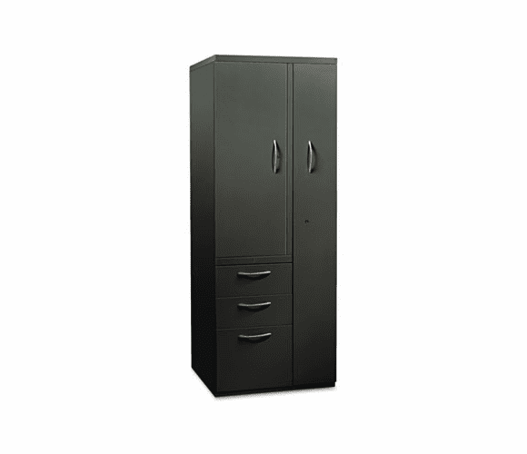 HONST24723LAS Flagship Personal Storage Tower, 24w x 24d x 64-1/4h, Charcoal By HON COMPANY