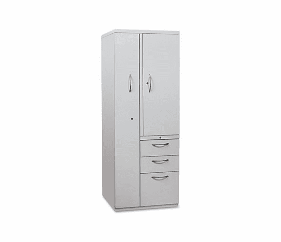 HONST24723RAQ Flagship Personal Storage Tower, 24w x 24d x 64-1/4h, Light Gray By HON COMPANY