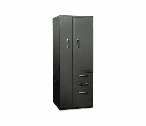 HONST24723RAS Flagship Personal Storage Tower, 24w x 24d x 64-1/4h, Charcoal By HON COMPANY