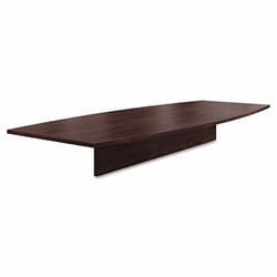 HONT12048PNN Preside Boat-Shaped Conference Table Top, 120w x 48d, Mahogany By HON COMPANY