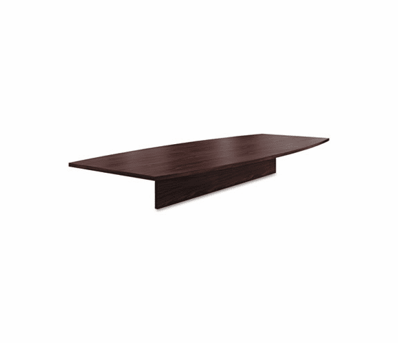 HONT12048PNN Preside Boat-Shaped Conference Table Top, 120w x 48d, Mahogany By HON COMPANY