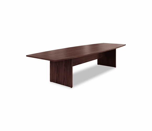 HONT14448PNN Preside Boat-Shaped Conference Table Top, 144w x 48d, Mahogany By HON COMPANY