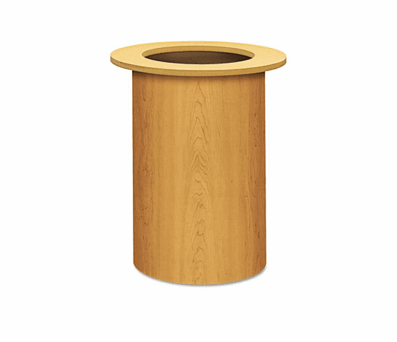 HONTLRAC Laminate Cylinder Table Base, 18" dia. x 28h, Harvest By HON COMPANY