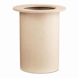 HONTLRAD Laminate Cylinder Table Base, 18" dia. x 28h, Natural Maple By HON COMPANY