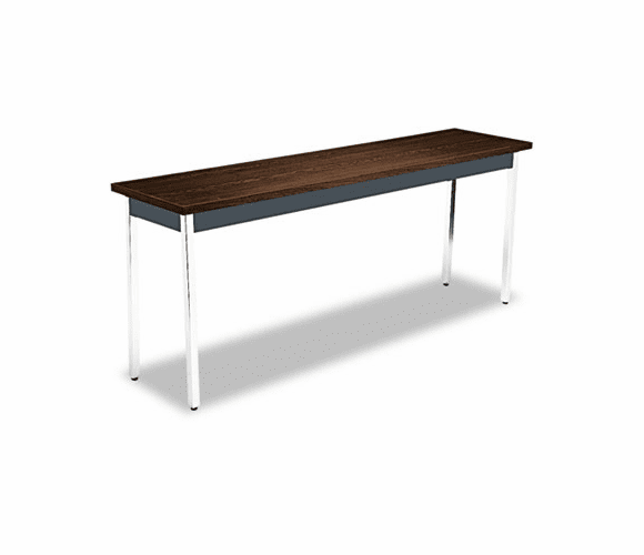 HONUTM1872ZPCHR Utility Table, Rectangular, 72w x 18d x 29h, Columbian Walnut By HON COMPANY