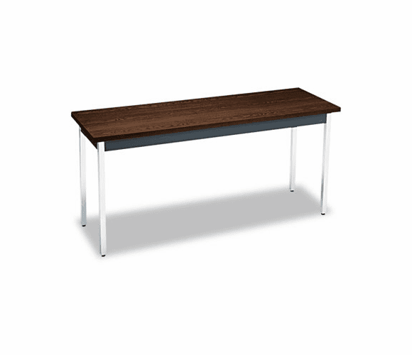 HONUTM2060ZPCHR Utility Table, Rectangular, 60w x 20d x 29h, Columbian Walnut By HON COMPANY