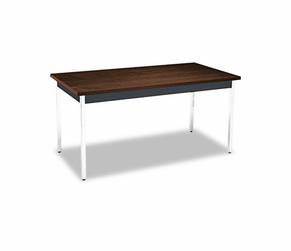 HONUTM3060ZPCHR Utility Table, Rectangular, 60w x 30d x 29h, Columbian Walnut By HON COMPANY