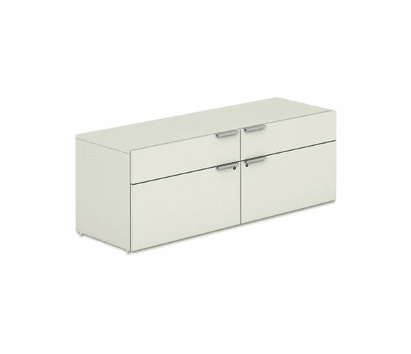 HONVCL60FB Voi Low Credenza, 2 Box/2 File Drawers, 60w x 20d x 21-1/2h, Silver Mesh By HON COMPANY