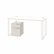 HONVMP20XB Voi Mobile Box/File Pedestal, 15-3/4w x 20-11/16d x 21-7/16h, Silver Mesh By HON COMPANY