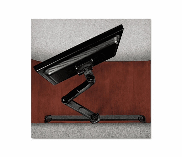 HONVN501X Announce Series Bridge-Mounted Monitor Rail System, 8-1/8w x 8-1/8d x 36l, Black By HON COMPANY