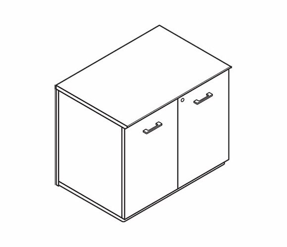 HONVN624XK15FF Announce Series Storage Cabinet, 36-3/16w x 24d x 29-1/2h, Shaker Cherry By HON COMPANY