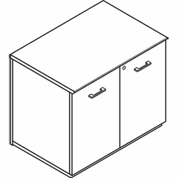 HONVN624XK15HH Announce Series Storage Cabinet, 36-3/16w x 24d x 29-1/2h, Bourbon Cherry By HON COMPANY