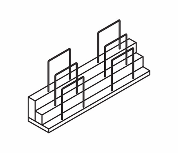 HONVN730XHH Announce Series Organizer, Wood Veneer, 34 7/8 x 7 x 15 3/4, Bourbon Cherry By HON COMPANY