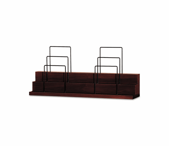 HONVN730XNN Announce Series Stack-On Organizer, Wood Veneer, 34 7/8 x 7 x 15 3/4, Mahogany By HON COMPANY