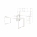 HONVSL20LT Voi O-Leg Support for Worksurface, 20d x 28-1/2h, Platinum Metallic By HON COMPANY
