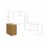 HONVSP30XC Voi Box/Box/File Support Pedestal, 16w x 30d x 28-1/2h, Harvest By HON COMPANY