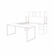 HONVTR42AB Voi Rectangular Worksurface, 42w x 20d, Silver Mesh By HON COMPANY