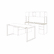 HONVTR72AB Voi Rectangular Worksurface, 72w x 20d, Silver Mesh By HON COMPANY
