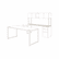 HONVTR72AB Voi Rectangular Worksurface, 72w x 20d, Silver Mesh By HON COMPANY