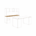 HONVTR72AC Voi Rectangular Worksurface, 72w x 20d, Harvest By HON COMPANY