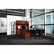 HONVW076RC1Z9JJ Arrive Single Pedestal Veneer Desk, Right, Henna Cherry, 72w x 36d x 29-1/2h By HON COMPANY