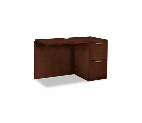HONVW182RC1Z9FF Arrive Right Return For Left Pedestal Desk, 48w x 24d x 29-1/2h, Shaker Cherry By HON COMPANY