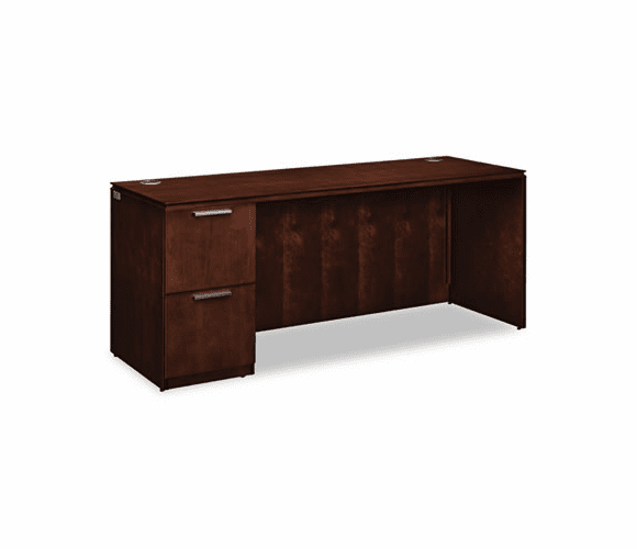 HONVW271LC1Z9FF Arrive Single Pedestal Credenza, Left, 72w x 24d x 29-1/2h, Shaker Cherry By HON COMPANY